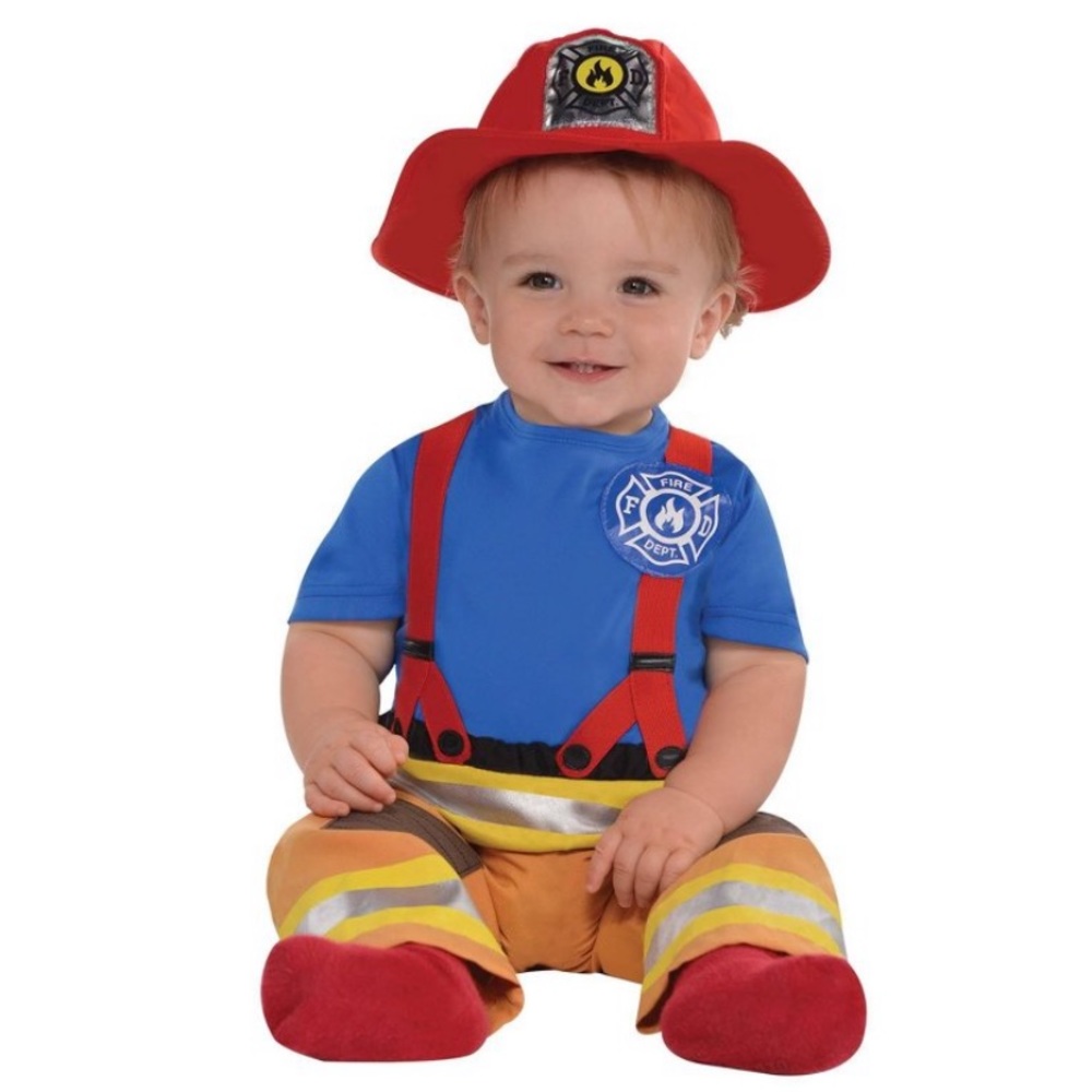 Baby fireman costume 6-12 months. Worn once.
